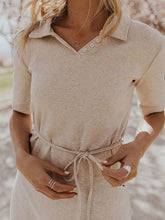 Load image into Gallery viewer, Casual Solid Color Comfortable Waist Dress
