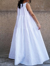 Load image into Gallery viewer, Fashionable Solid Color Hem Loose Dress