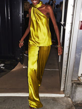 Load image into Gallery viewer, Fashion Casual Solid Color Sleeveless Two-piece Suit