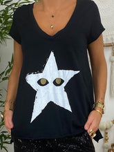 Load image into Gallery viewer, Fashion Casual Loose Star Top Sequin Pants Set