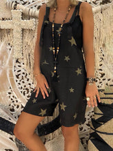 Load image into Gallery viewer, Fashion Wild Star Print Short Jumpsuit