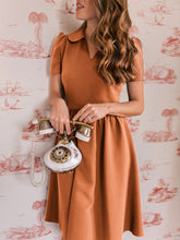 Load image into Gallery viewer, Graceful V-neck Loose Midi Dress