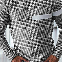 Load image into Gallery viewer, Men's Fashion Casual Check Long Sleeve T-Shirt