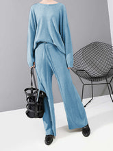 Load image into Gallery viewer, Round Neck Loose Casual Woman's Suit