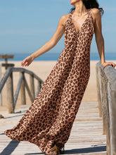 Load image into Gallery viewer, Leopard Print V-Neck Casual Dress