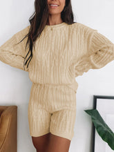 Load image into Gallery viewer, Simple Casual Loose Loungewear Knitted Suit