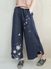 Load image into Gallery viewer, Casual Loose Printed Cotton and Linen Pants