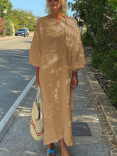 Load image into Gallery viewer, Elegant Thin Pure Color Casual Dress for Summer