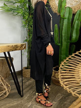 Load image into Gallery viewer, Simple Casual Loose Vest Tops Pants Coat Three Piece Set