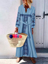 Load image into Gallery viewer, Fashionable Casual Bohemian Print Dress