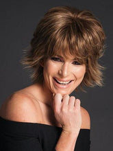 Load image into Gallery viewer, Brown Curled Outward Short Synthetic Wigs