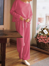 Load image into Gallery viewer, Simple Casual Tops And Pants Set