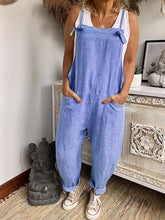Load image into Gallery viewer, Simple Casual Plain Sling Jumpsuit