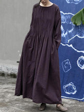 Load image into Gallery viewer, Casual Fashion Solid Color Wild Dress