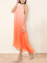 Load image into Gallery viewer, Sexy Elegant Gradient Color Party Holiday Dress