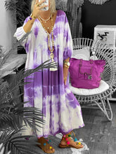 Load image into Gallery viewer, Bohemian Loose Casual Tie Dye Dress