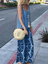 Load image into Gallery viewer, Retro Casual V-Neck Top Pant Suit