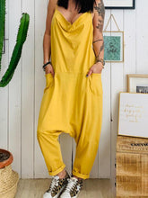 Load image into Gallery viewer, Simple Casual Loose Suspenders Jumpsuit