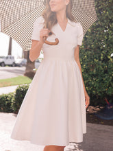 Load image into Gallery viewer, Graceful V-neck Loose Midi Dress