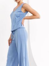 Load image into Gallery viewer, Casual Loose V-neck Solid Color Two-piece Suit