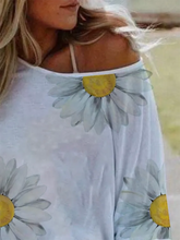 Load image into Gallery viewer, Casual Short Sleeve Scoop Neckline Shirts Tops