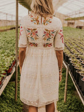 Load image into Gallery viewer, Casual Round Neck Printed Dress