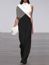 Load image into Gallery viewer, Casual Colorless Sleeveless Loose Jumpsuit