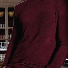 Load image into Gallery viewer, Men's Fashion Casual Pure Color Turtleneck T-Shirt
