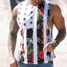 Load image into Gallery viewer, Casual Striped Sleeveless Printed Vest