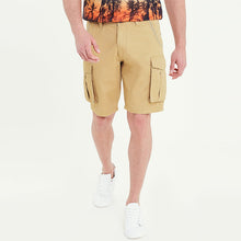 Load image into Gallery viewer, Men's Solid Color Casual Cargo Shorts