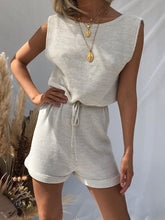 Load image into Gallery viewer, Casual Vest Hight Waist Shorts Knitting Set