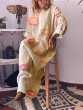 Load image into Gallery viewer, Printed Loose Dress