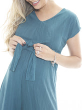 Load image into Gallery viewer, Short-Sleeved Lace-Up Casual Pregnant Women'S Jumpsuit