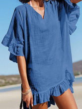 Load image into Gallery viewer, Fashion Casual Ruffled Dress