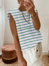 Load image into Gallery viewer, Striped Sleeveless Casual Top