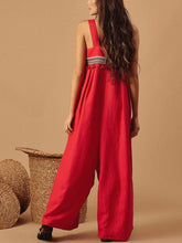 Load image into Gallery viewer, Fashion Solid Color Sleeveless Slip Jumpsuits