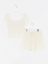 Load image into Gallery viewer, Round Neck Short Sleeve Knit Suit