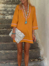 Load image into Gallery viewer, V-Neck Casual Dress