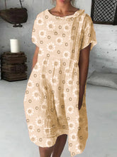 Load image into Gallery viewer, Bohemian Loose Casual Floral Dress