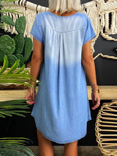 Load image into Gallery viewer, Denim Casual Short Sleeve Dress