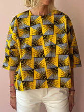 Load image into Gallery viewer, Fashion Round Neck Bohemian Print T-shirt