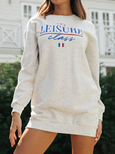 Load image into Gallery viewer, Simple Pattern Round Neck Long Sleeve for Women