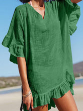 Load image into Gallery viewer, Fashion Casual Ruffled Dress