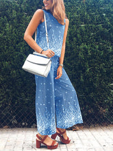 Load image into Gallery viewer, Casual Striped Printed Sleeveless Suit