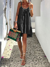 Load image into Gallery viewer, Sling Solid Color V-Neck Dress