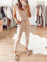 Load image into Gallery viewer, Two-piece V-neck Solid Color Vest