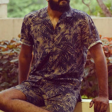 Load image into Gallery viewer, Men'S Hawaiian Floral Stand Collar Set
