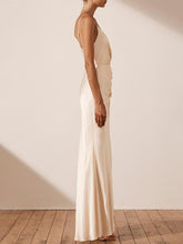Load image into Gallery viewer, Deep V Sling Waist Evening Dress