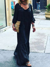 Load image into Gallery viewer, Fashion Casual Ruffled Sleeve Dress