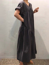 Load image into Gallery viewer, Loose and Versatile Fashion Dress